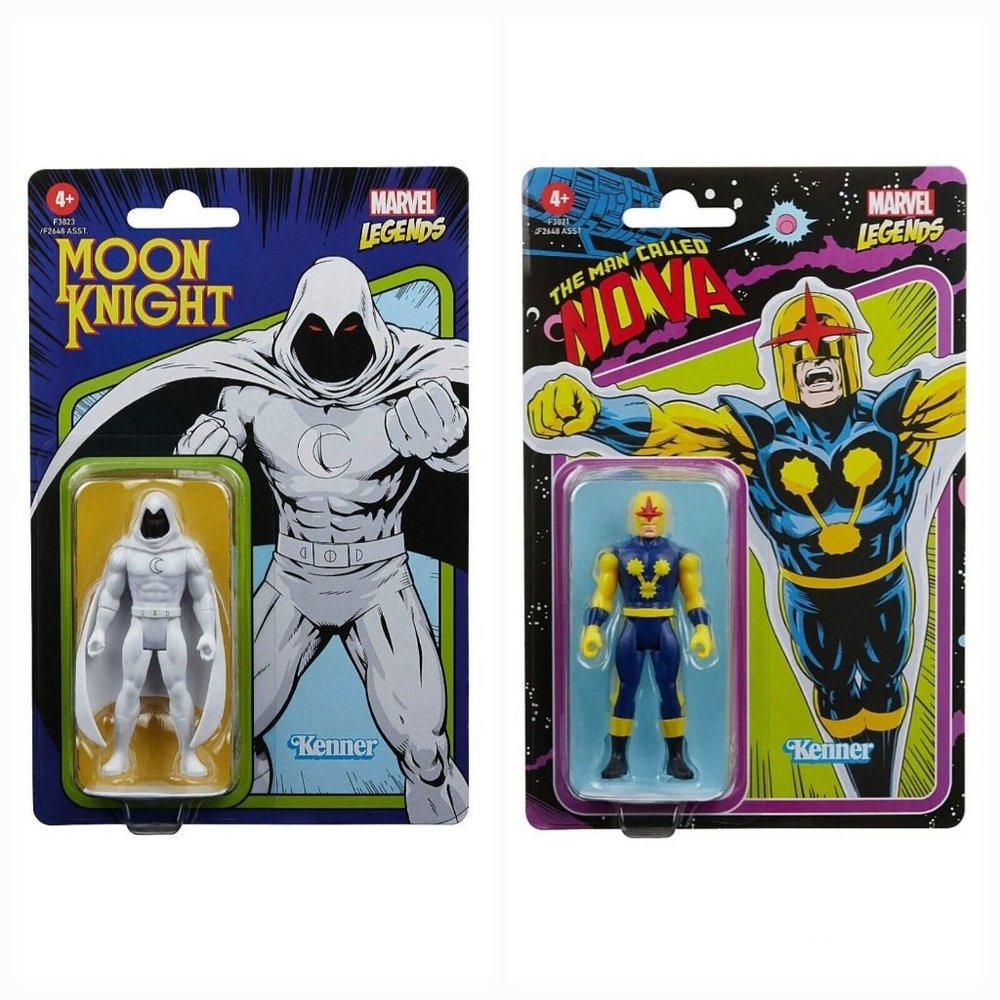 Hasbro Marvel Legends Series 3.75-inch Retro 375 Collection Action Figure Bundle